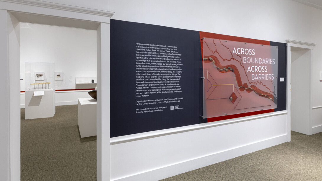 Across boundaries across barriers, exhibition view. Courtesy of DeCordova Sculpture Park and Museum