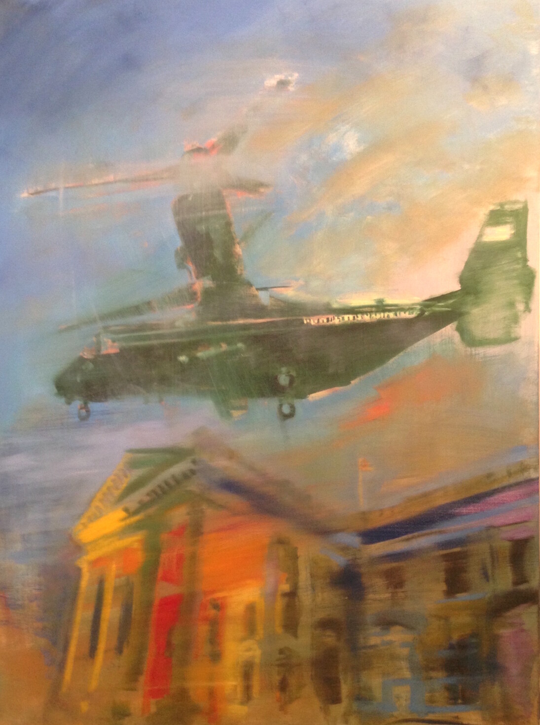 Gregg Chadwick
Arrivals and Departures 
48"x36" oil on linen 2016
