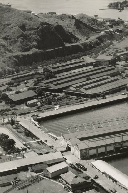 Fotografía de la zona del Canal de Panamá tomadas por la Fuerza Aérea de los Estados Unidos