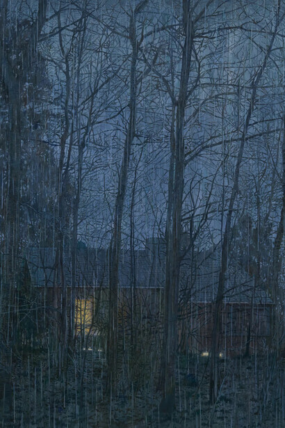 Leif Engström, En av kvällarna i november (detail), 2026. Courtesy of Cecilia Hillström Gallery