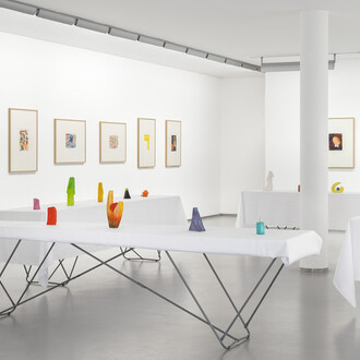 Adrian Altintas und André Butzer, ausstellungsansicht. Mit freundlicher genehmigung der Galerie Bernd Kugler