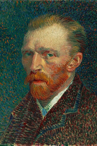 Vincent Van Gogh, autoritratto, 1887