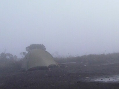 La niebla lo cubría todo en el Ptari Tepuy