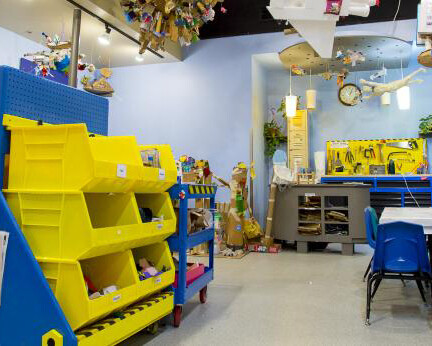 Maker Studio. Courtesy of Portland Children's Museum