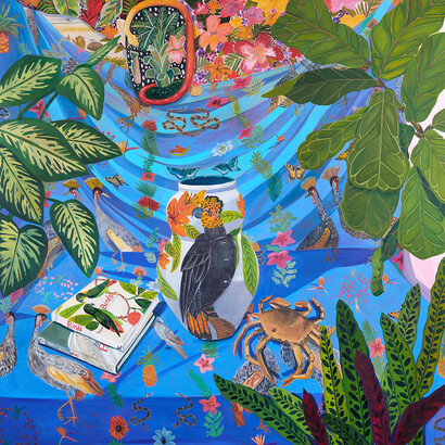 Anna Valdez
Birds, 2020
oil on canvas
72 x 72 in.