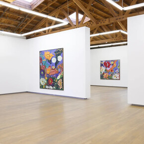 Daniel Gibson, Chasing the black bird, exhibition view. Courtesy of Nazarian / Curcio Gallery