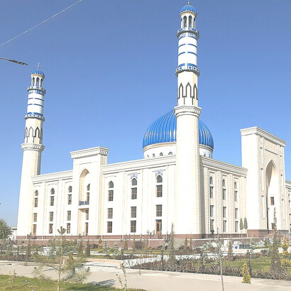 The Urgut Central Mosque in the Urgut District, Samarkand Region