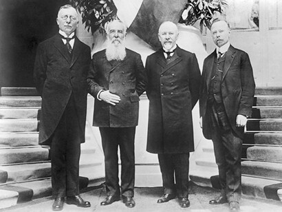 A. Trumbic, Nikola Pasic, Milenko Vesnic and Ivan Zolger