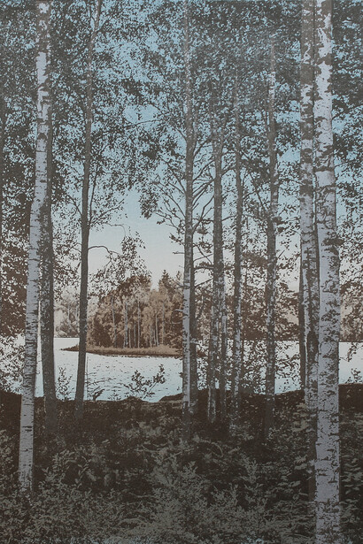 Anna Harley, ‘Bjorken’, screen print, 57 x 57 cm