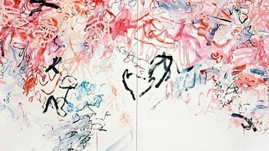 Yolanda Sanchez, Zoe, 2006, Oil on canvas, 60 x 96 in, Diptych  
