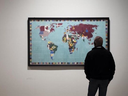 Alighiero Boetti, Map, 1989, Photo Jacopo Salvi