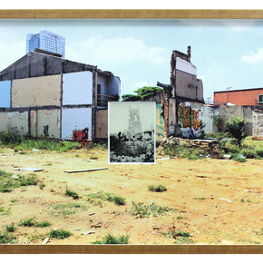 Francesco Di Tillo, Momentum #3, 2012, Photographic montage with archival image and photographic print, 50 x 70 cm