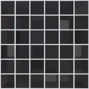 Daniel Senise. Exs XII. 2015. Capas de livro coladas sobre alumínio. 150 x 200 cm