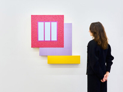 Peter Halley, Parable, exhibition view. Courtesy of Ceysson and Bénétière Gallery