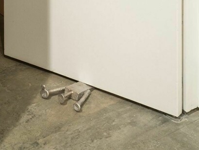 Hans Schabus, Helfer, 2012, aluminium 11.8 x 9 x 3 in. / 30 x 23 x 9 cm