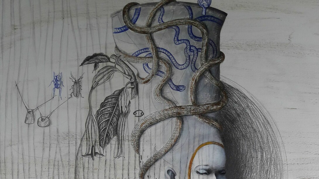 Octavia Monaco, Selenografia, Luna calante, dettaglio