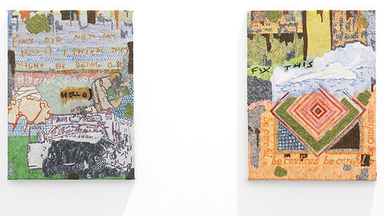 Installation view: Matt Damhave “Help is On Delay,” September 11 – October 24, 2015, Courtesy of White Columns
