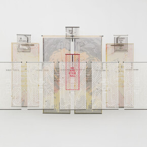 Iván Argote, Exhibition view. Courtesy of Galerie Perrotin 