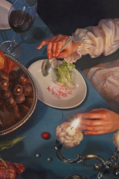 Kana Tsumura, Lights on the dining table Ⅱ, 2024. Courtesy of DCG Gallery and the artist