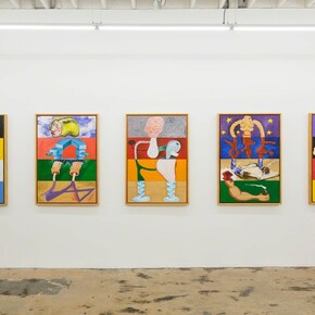 Ray Smith Studio, Exhibition view. Courtesy of Nina Johnson 