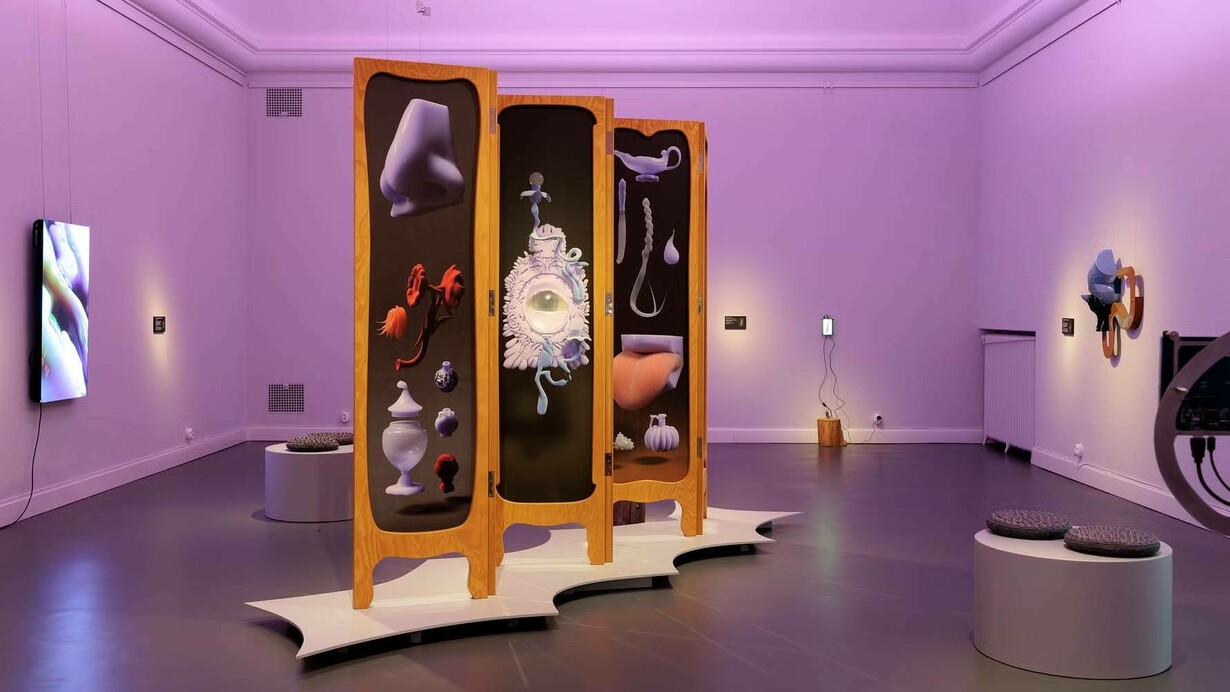 Wang and Söderström, Sharp feelers, soft antennas, exhibition view. Courtesy of the Röhsska Museum