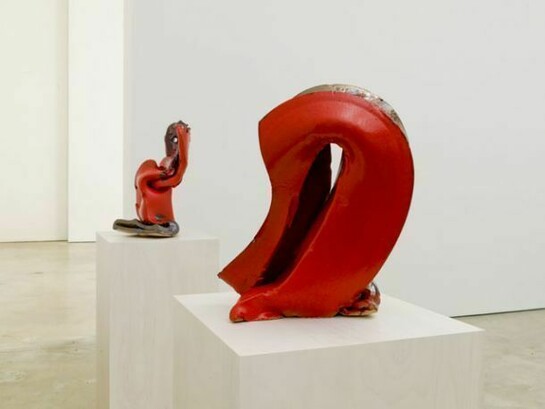 Lynda Benglis, Untitled, 2013, Glazed ceramic, 18 x 15 x 10 inches, 45.7 x 38.1 x 25.4 centimeters. Courtesy Cheim & Read, New York