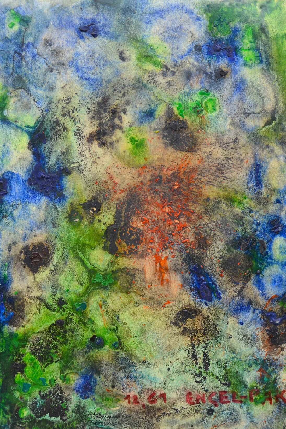 Engel-Pak, 1961, 24 x 32 cm, Technique Mixte, Courtesy Galerie Intuiti