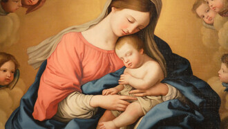 Giovanni Battista Salvi da Sassoferrato, Madonna with Child and Angels (1609–1685)