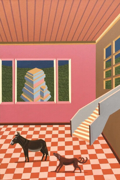 Ravi Chaurasiya, Untitled-IX (detail), 2025. Courtesy of Dhoomimal Gallery