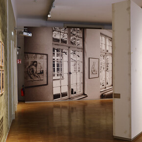 Günter Brus, Staying within the framework of the impossible, exhibition view. Courtesy of Neue Galerie Graz