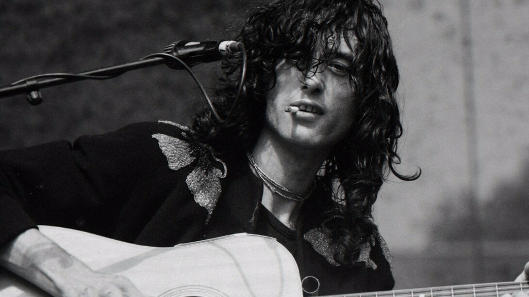 Michael Zagaris, Jimmy Page, Led Zeppelin At Day On The Green , 1977. Courtesy of Milk Gallery