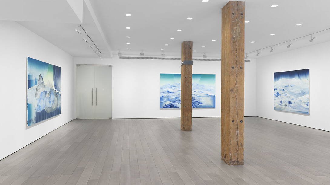 Elliott Green, Lost horizon, exhibition view. Courtesy of Miles McEnery Gallery