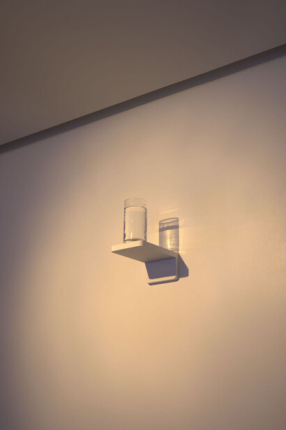 Pope.L, Well (Whitney version), 2019 (installation view, Pope.L: Choir, Whitney Museum of American Art, New York, October 10, 2019–February 2020). Wood, glass, water. Collection of the artist; courtesy Mitchell-Innes & Nash, New York. Photograph by Ron Amstutz. © Pope.L