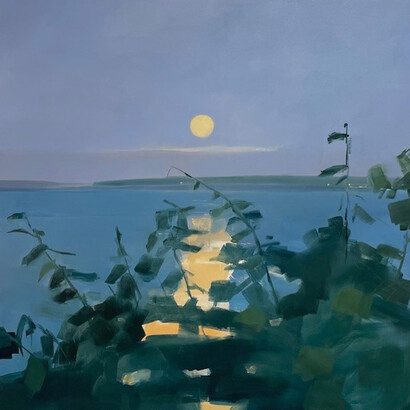 Sara MacCulloch, August moon (detail). Courtesy of Anne Loucks Gallery