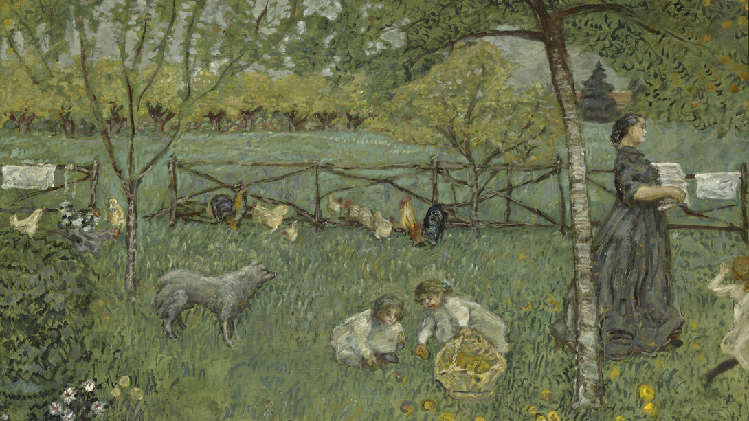 Pierre Bonnard (1867-1947), Le grand jardin, 1895, Huile sur toile, 168 × 221 cm, Paris, musée d’Orsay, RF 1982 58
© Musée d’Orsay, dist. RMN-Grand Palais / Patrice Schmidt © ADAGP, Paris 2015