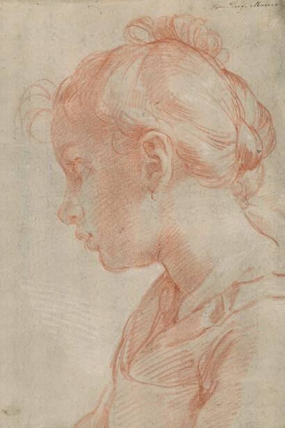 Ubaldo Gandolfi - Ritratto di fanciulla di profilo