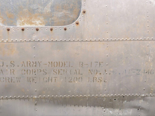 Boeing B-17E Flying Fortress. Courtesy of Pearl Harbor Aviation Museum