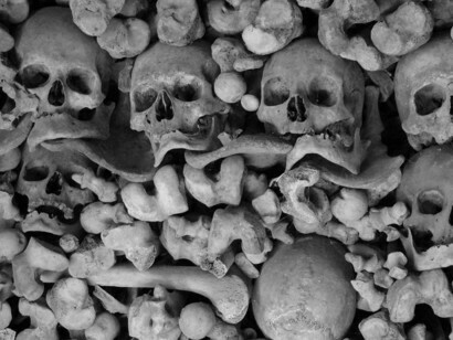 Ossuary in Santa Maria de la O, Valencia, Spain
