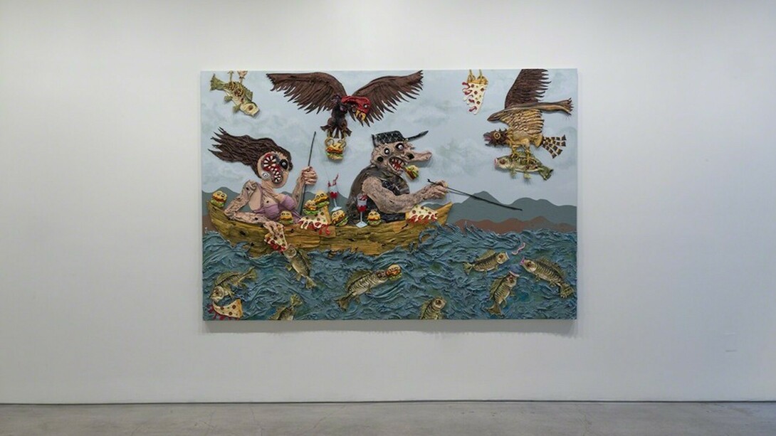 Gone Fishin', Exhibition view. Courtesy of Joshua Liner Gallery