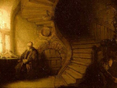 «Filósofo meditando» (1632), Rembrandt