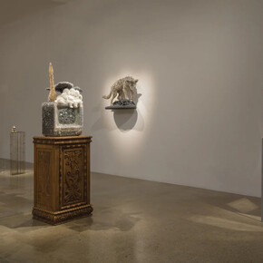 Kohei Nawa, Photon camp, exhibition view. Courtesy of Pace Gallery