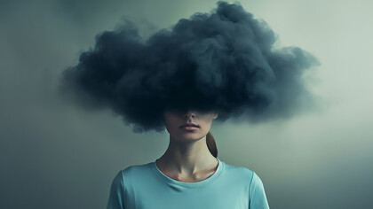 The emotional journey of a person grappling with extreme expectations, disappointment, and the harsh realities of life captured in a powerful image