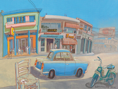 Krinos and Snob, Gladstonos Street, Limassol, 2012, Spyros Demetriades