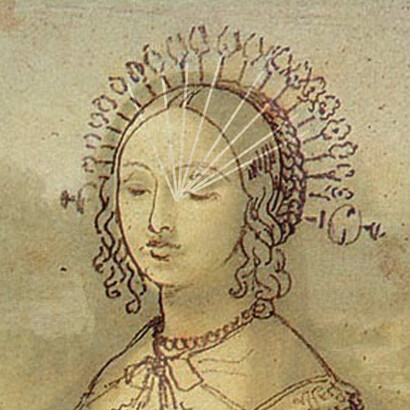 La Sperada, la tipica acconciatura lombarda con cui le giovani donne che si fidanzavano dichiaravano la propria uscita dalla fase adolescenziale, dichiarandosi Promesse Spose. Non è un caso che la Sperada fosse portata da Lucia Mondella nei Promessi Sposi
