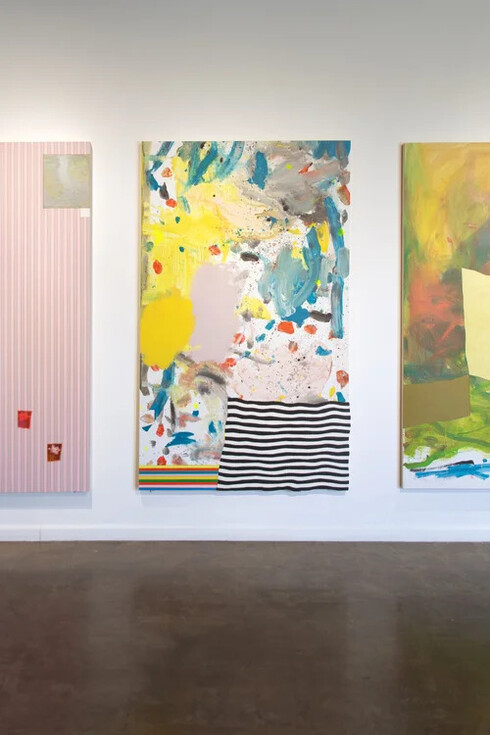 Benjamin Terry, Water lilies, exhibition view. Courtesy of Galleri Urbane