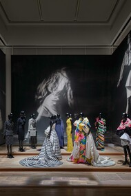 Installation view of “Christian Dior: Designer of Dreams” at Museum of Contemporary Art Tokyo, 2022