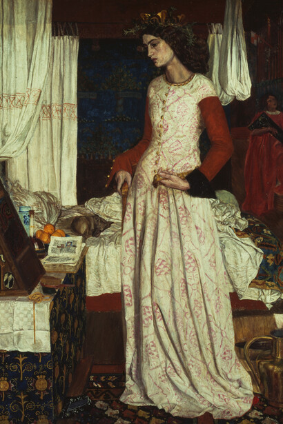 La Belle Iseult by William Morris, 1858, © Tate 2014
