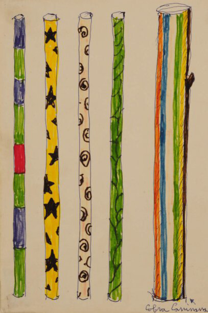 Lina Bo Bardi Drawing. Courtesy of Fundació Joan Miró