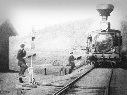 Ferrocarril Transiberiano, Rusia, 1903. Los ferrocarriles jugaron un papel muy importante en la revolución industrial