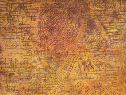 Paul Klee (1879-1940). Flecha en el jardín. 1929, Centre Pompidou, Paris, Francia